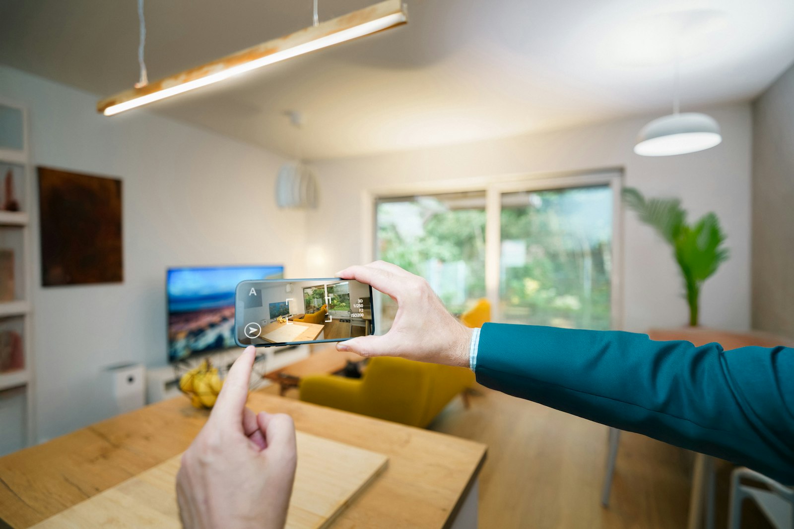 A buyer watching a live shopping stream on a phone