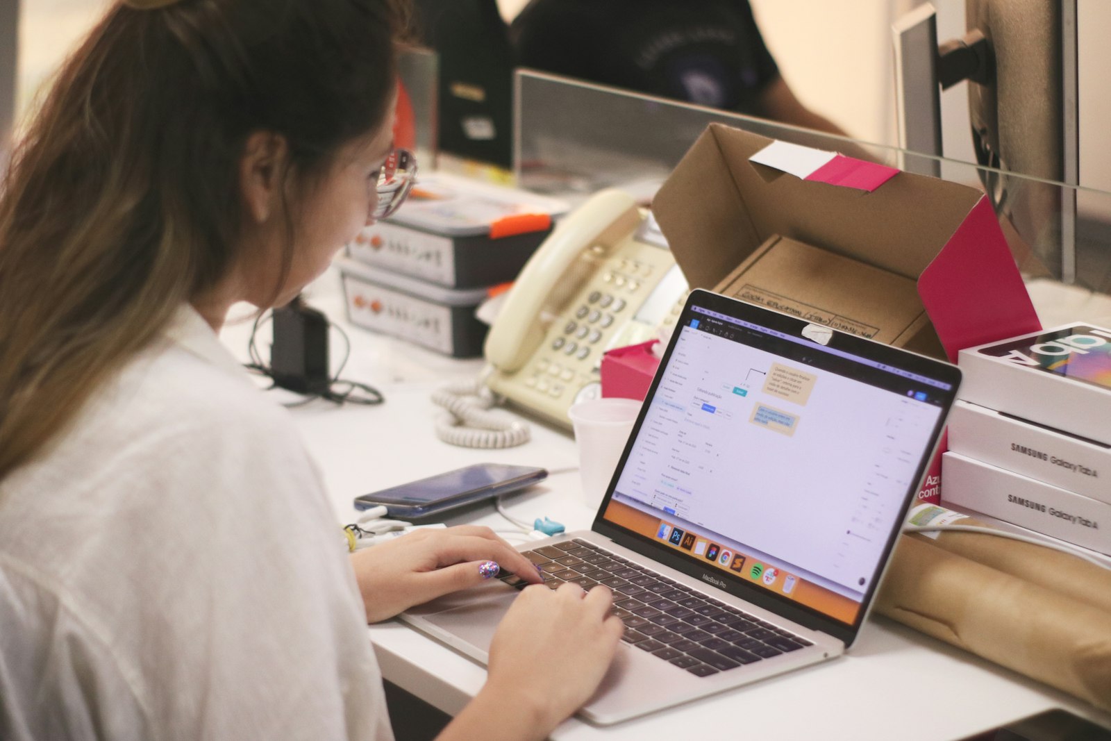 Packing an order with a prepaid label