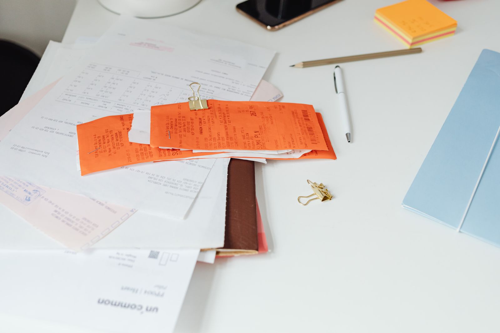 Records of gross payments versus profit