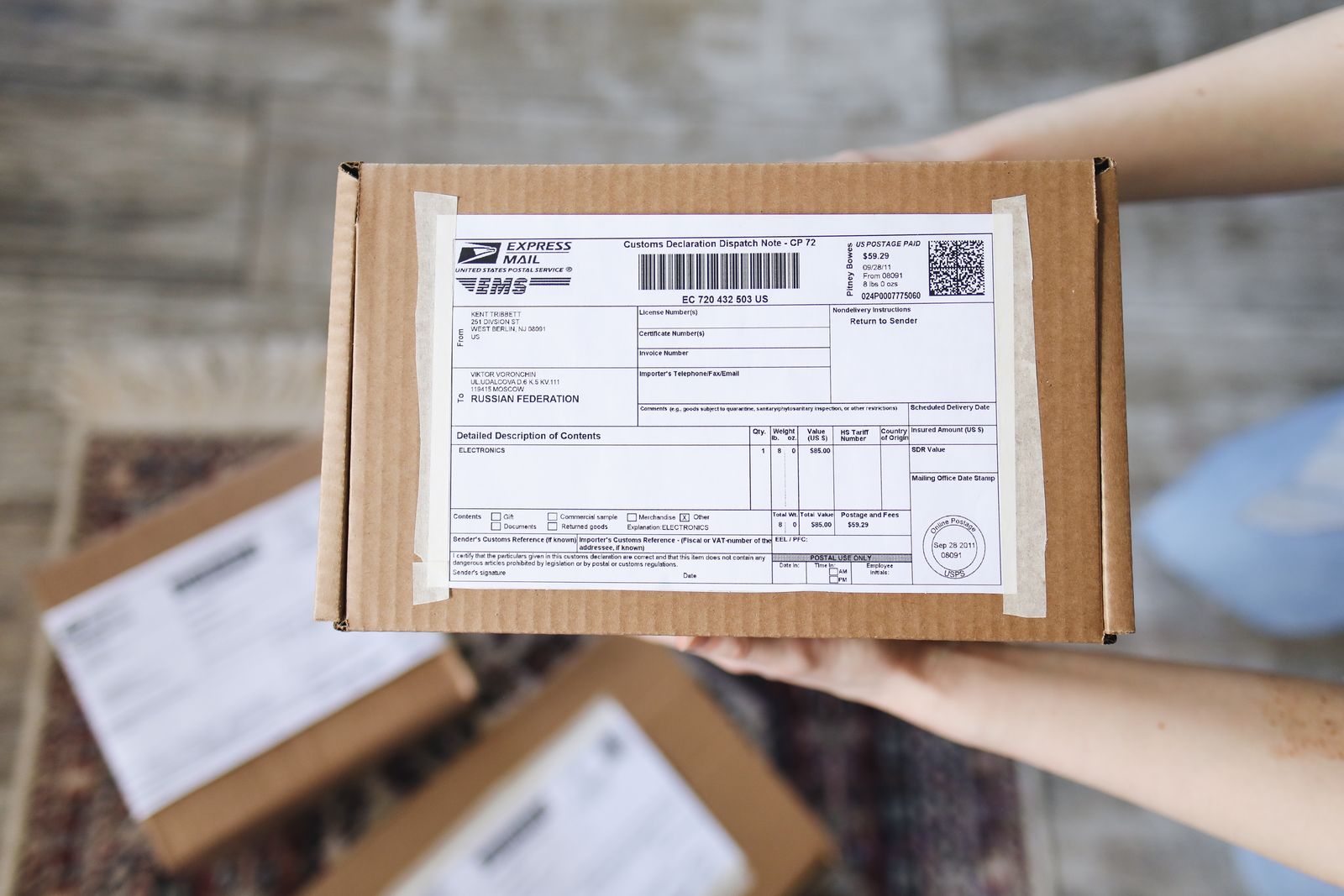 Printing an eBay shipping label at home